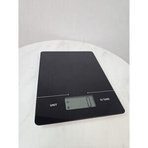 Compact Digital Kitchen Scale 5 kg Black